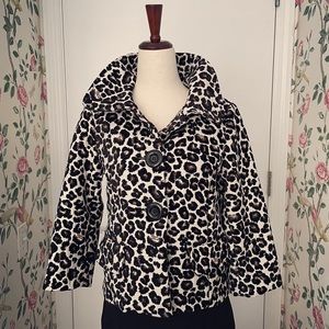 H&M Retro Style Leopard Print Jacket